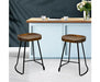 Bar Stool with Black Legs and Anti-slip Protection